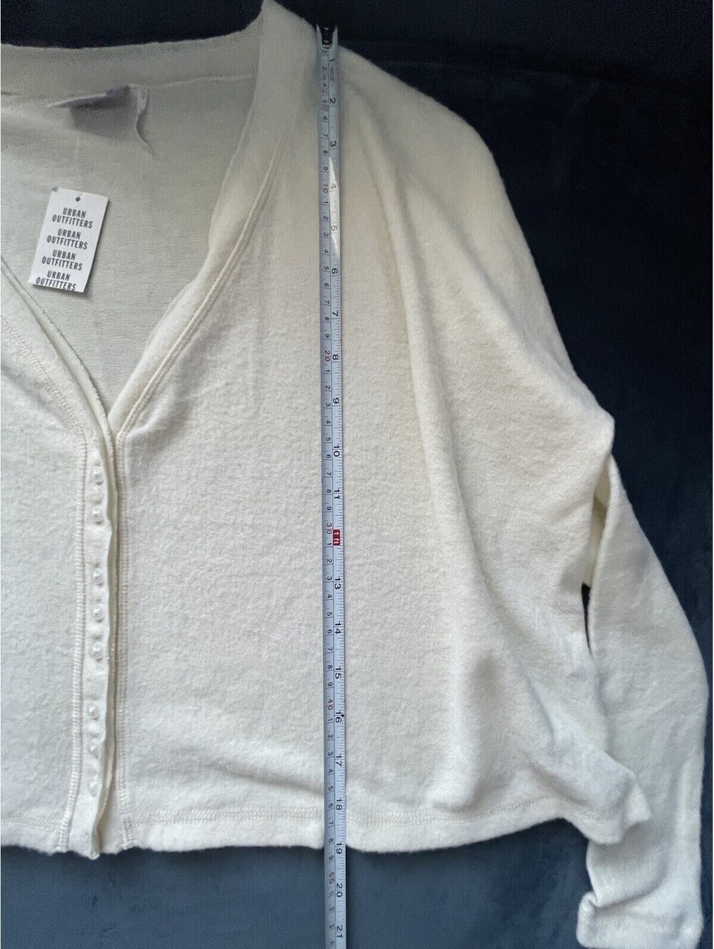 Urban Outfitters Out From Under Women XS Super Soft Ivory Sweater Button L/S NWT - Picture 13 of 15